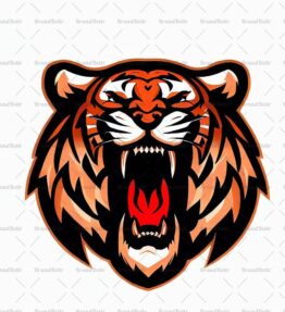 Brüllender Tiger